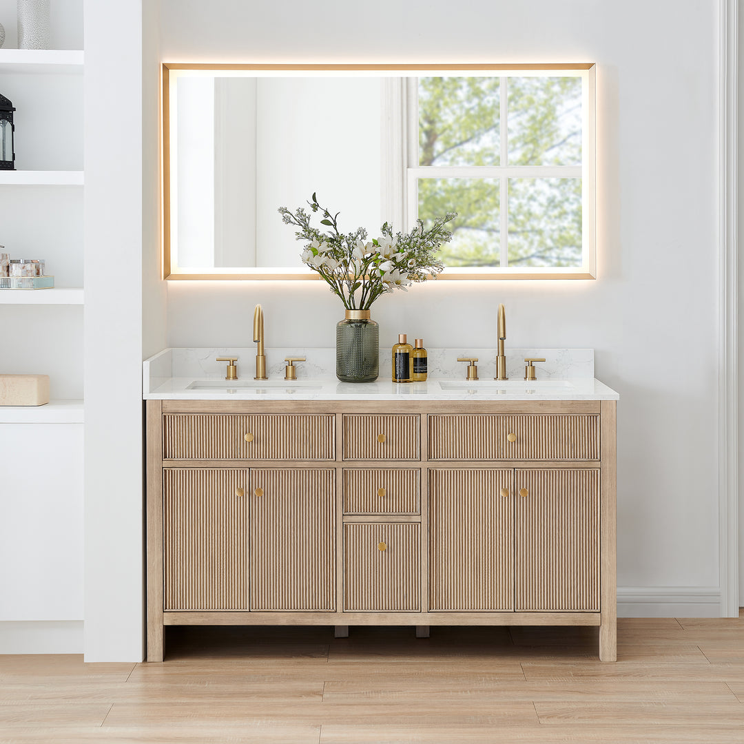 Cerrito 60" Double Bathroom Vanity
