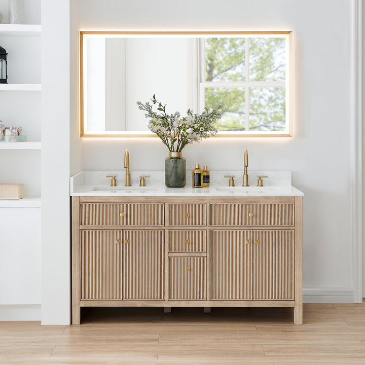 Cerrito 60" Double Bathroom Vanity