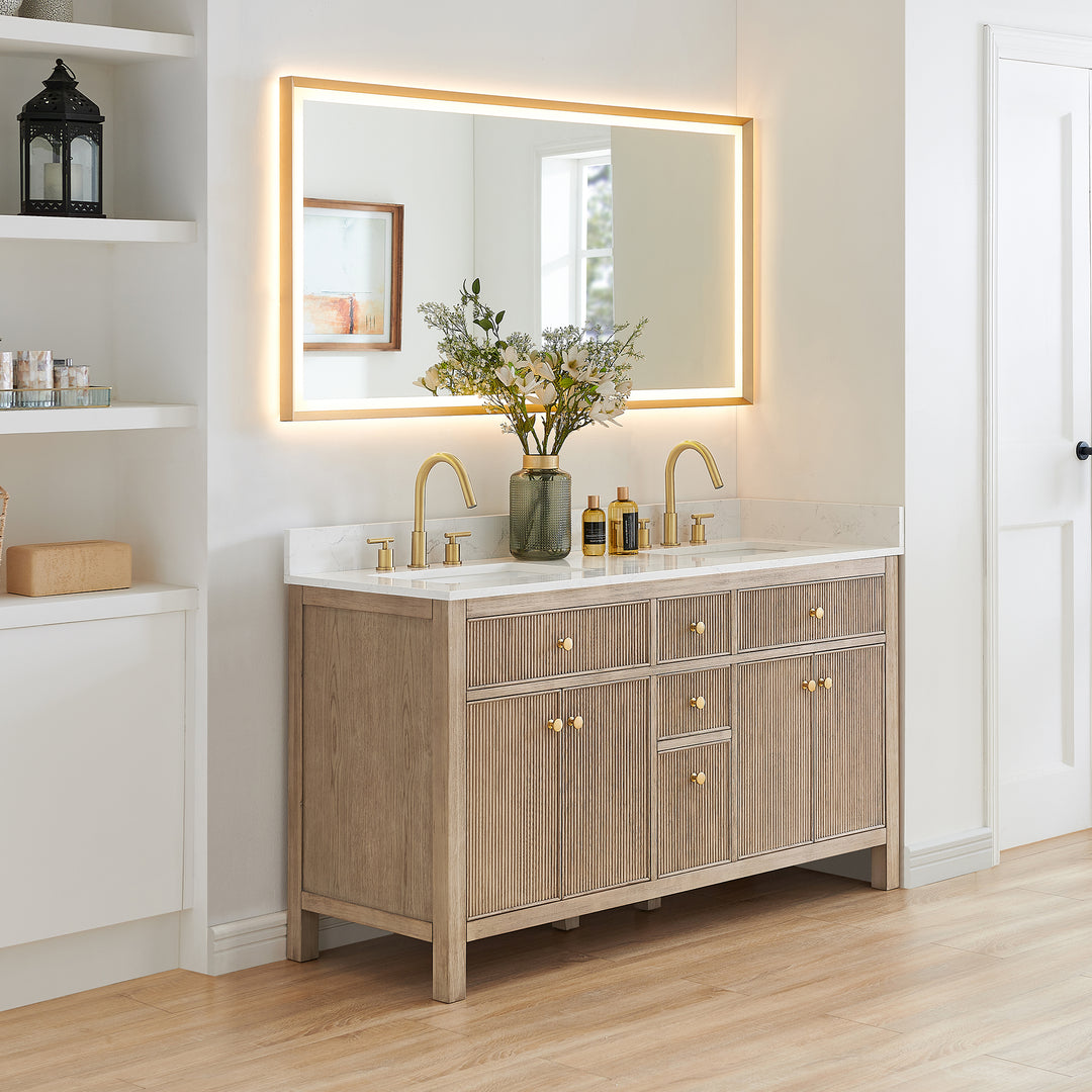 Cerrito 60" Double Bathroom Vanity