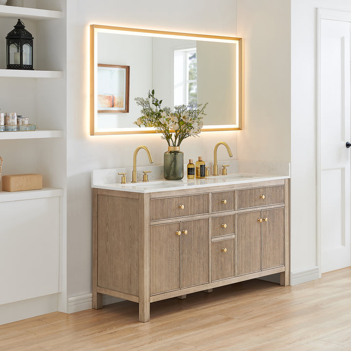 Cerrito 60" Double Bathroom Vanity