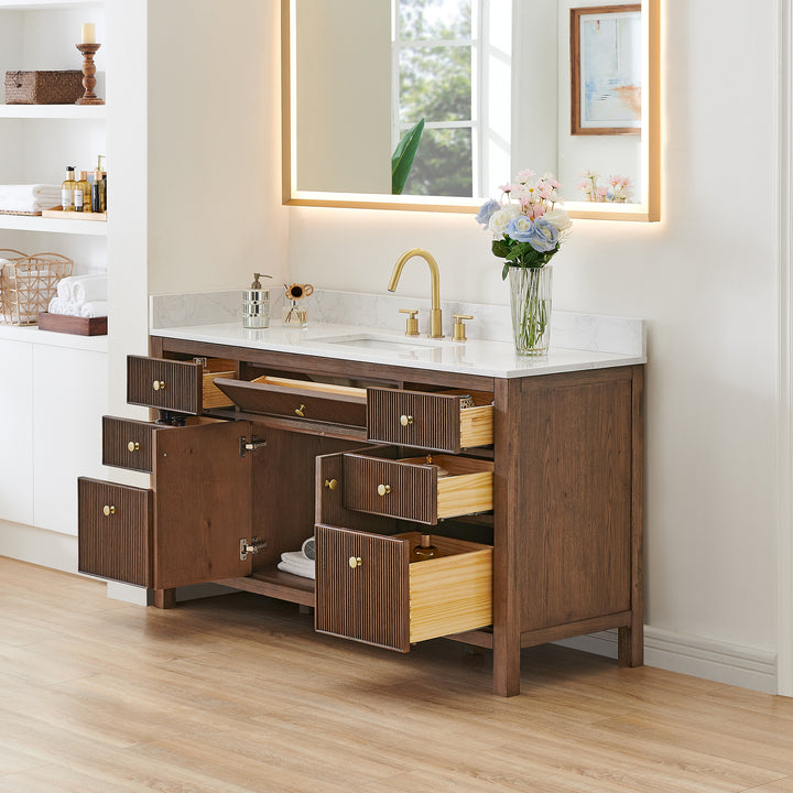 Cerrito 60" Single Bathroom Vanity