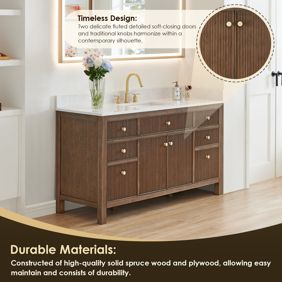 Cerrito 60" Single Bathroom Vanity