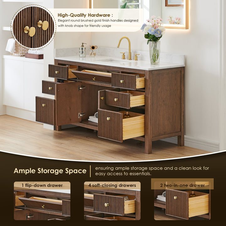 Cerrito 60" Single Bathroom Vanity