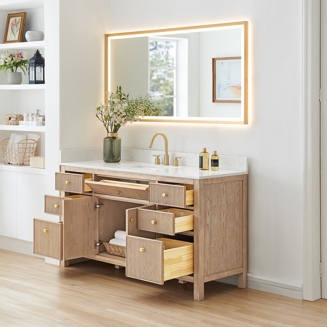 Cerrito 60" Single Bathroom Vanity