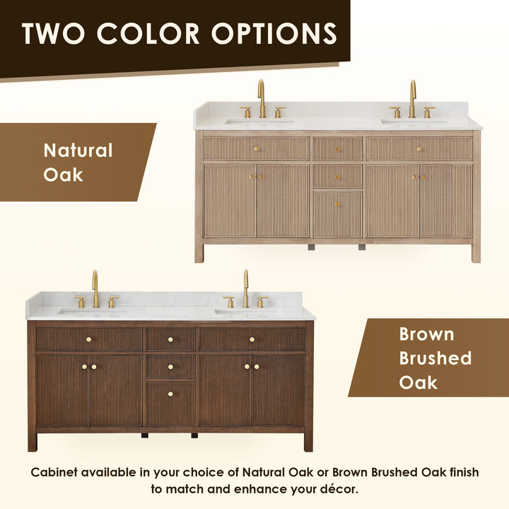 Cerrito 72" Double Bathroom Vanity