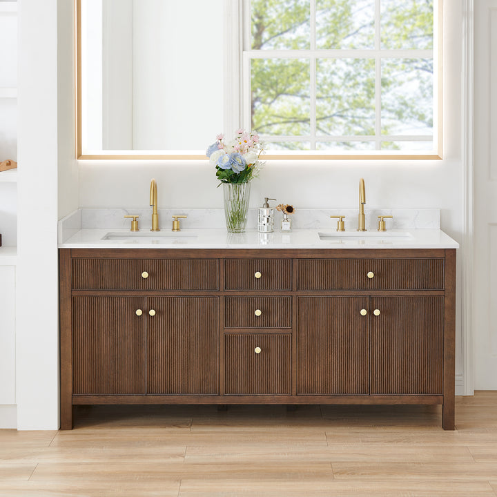Cerrito 72" Double Bathroom Vanity