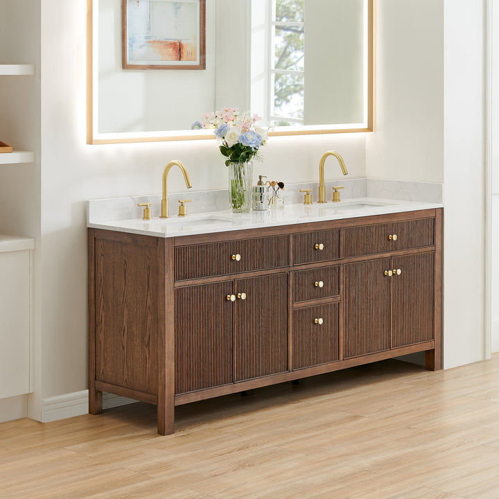 Cerrito 72" Double Bathroom Vanity