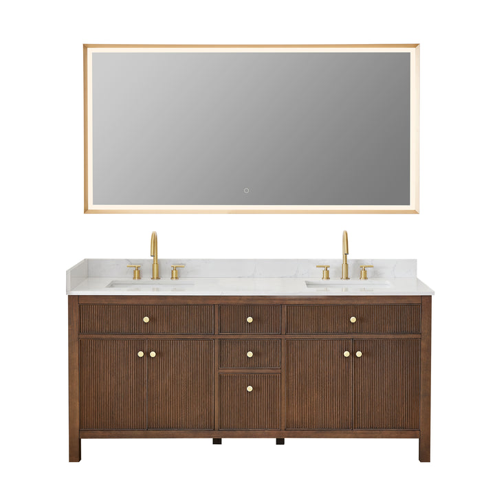 Cerrito 72" Double Bathroom Vanity