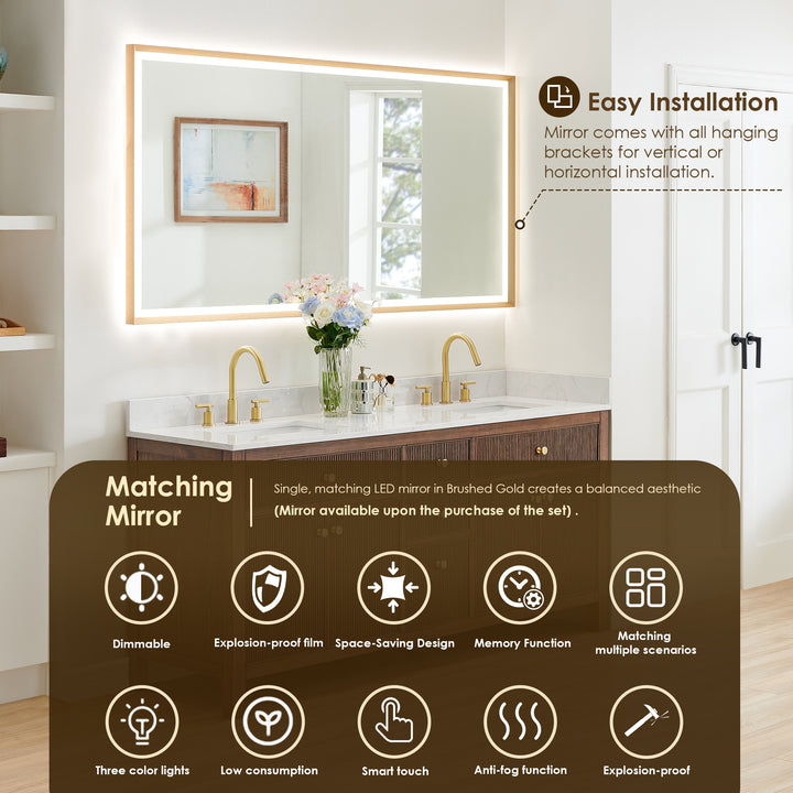 Cerrito 72" Double Bathroom Vanity