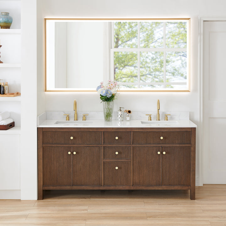Cerrito 72" Double Bathroom Vanity