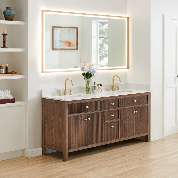 Cerrito 72" Double Bathroom Vanity