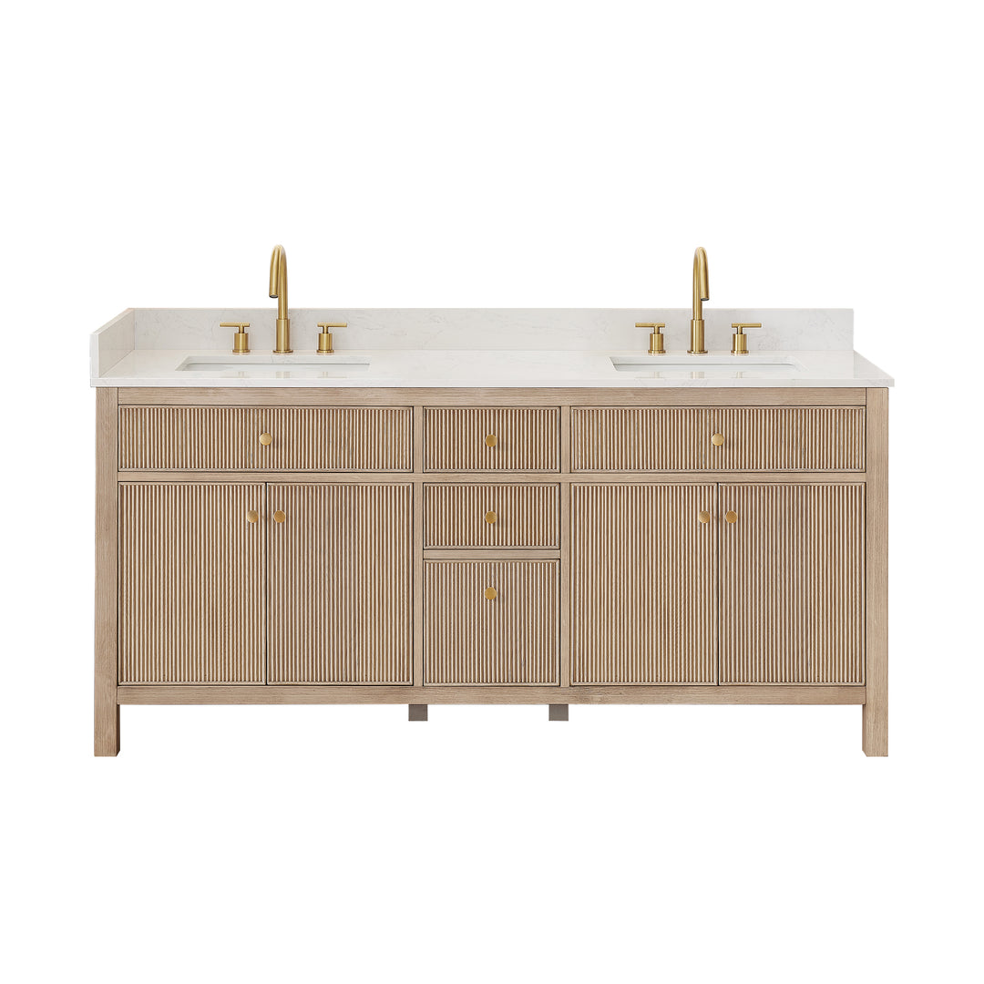 Cerrito 72" Double Bathroom Vanity