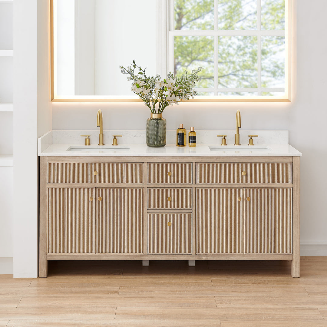 Cerrito 72" Double Bathroom Vanity