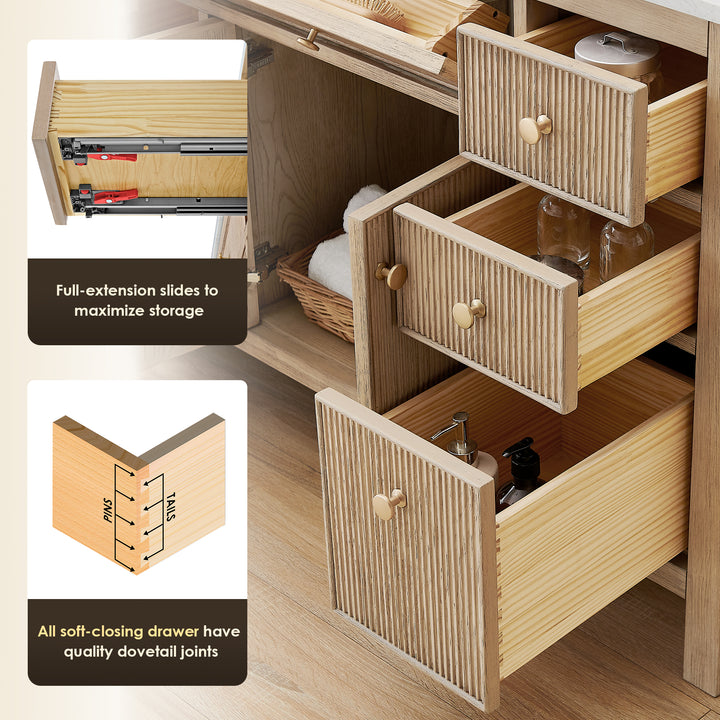 Cerrito 72" Double Bathroom Vanity