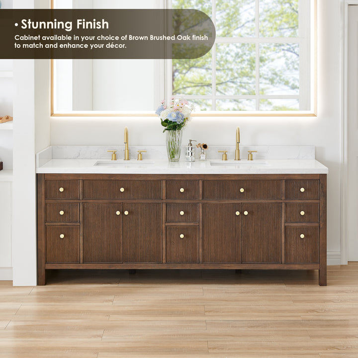 Cerrito 84" Double Bathroom Vanity