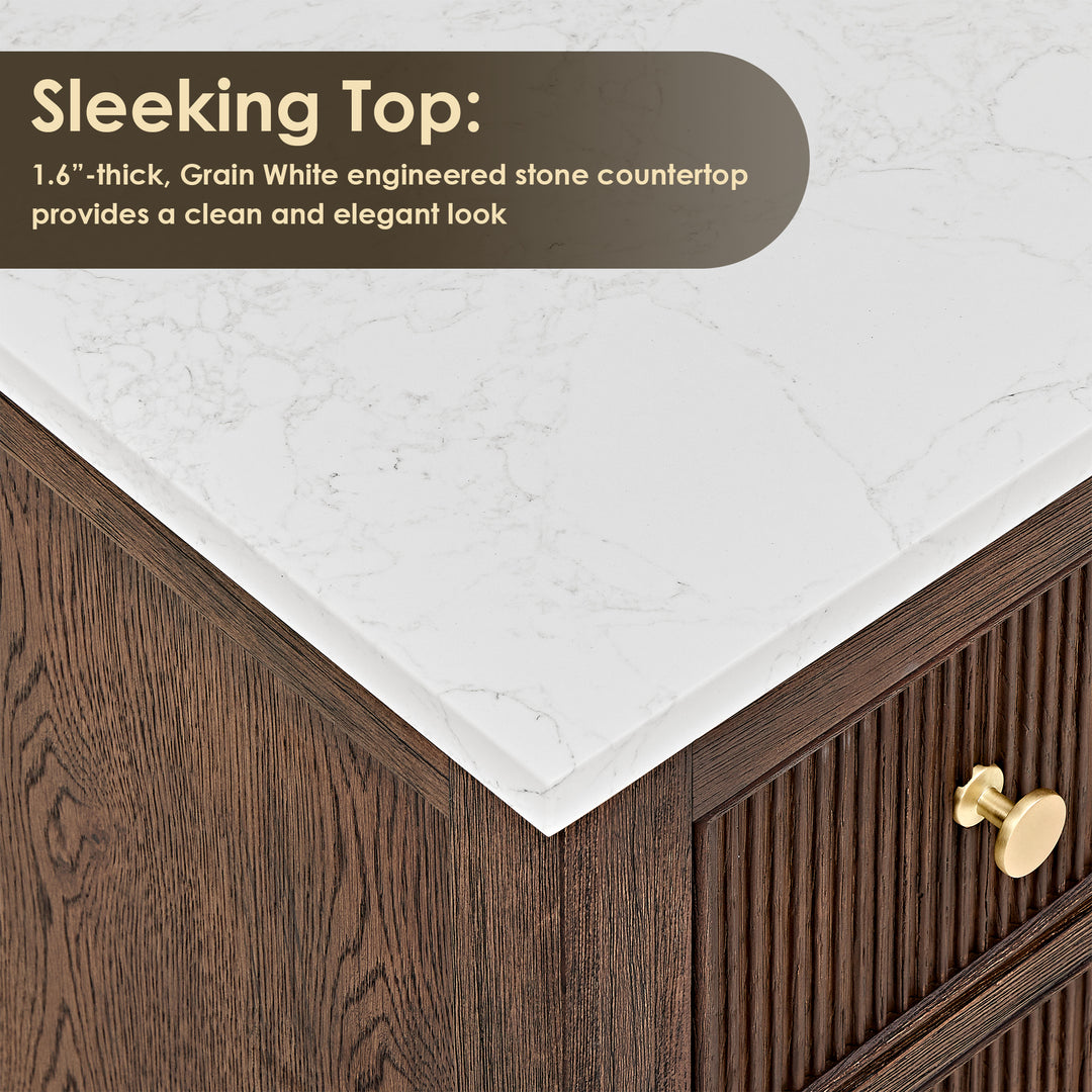 Cerrito 84" Double Bathroom Vanity