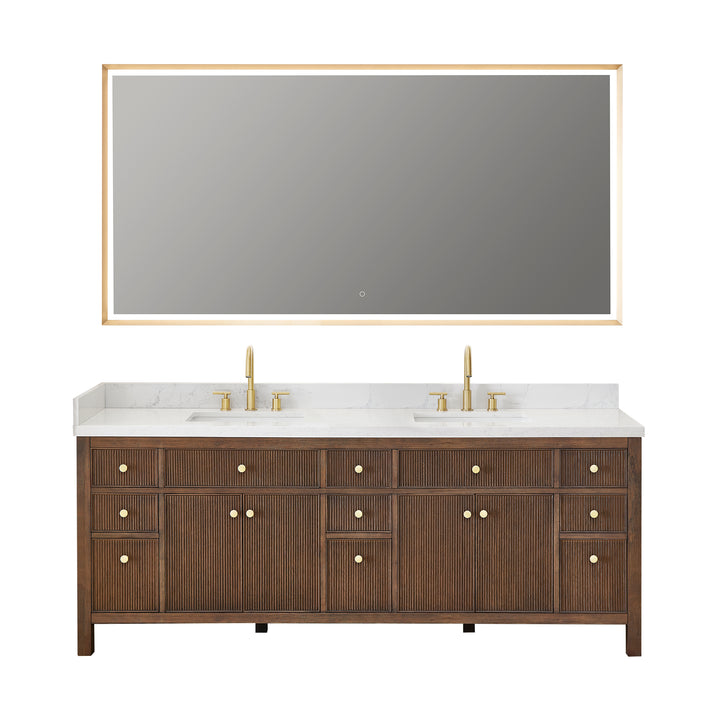 Cerrito 84" Double Bathroom Vanity