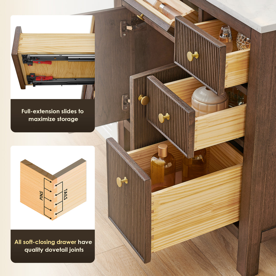 Cerrito 84" Double Bathroom Vanity