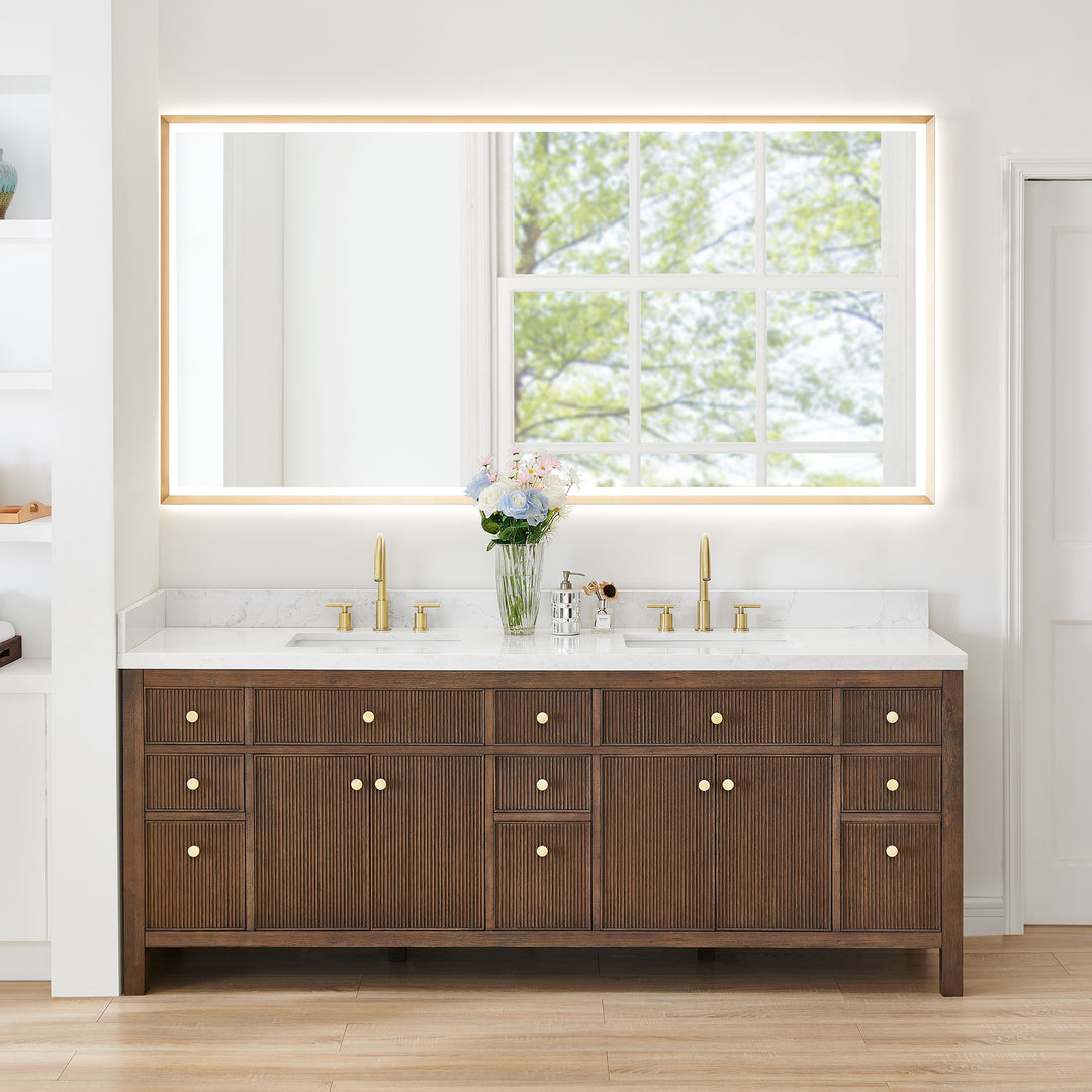 Cerrito 84" Double Bathroom Vanity