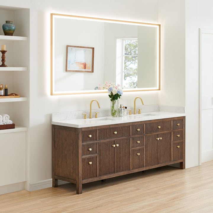 Cerrito 84" Double Bathroom Vanity