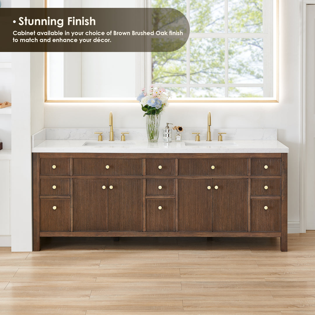 Cerrito 84" Double Bathroom Vanity
