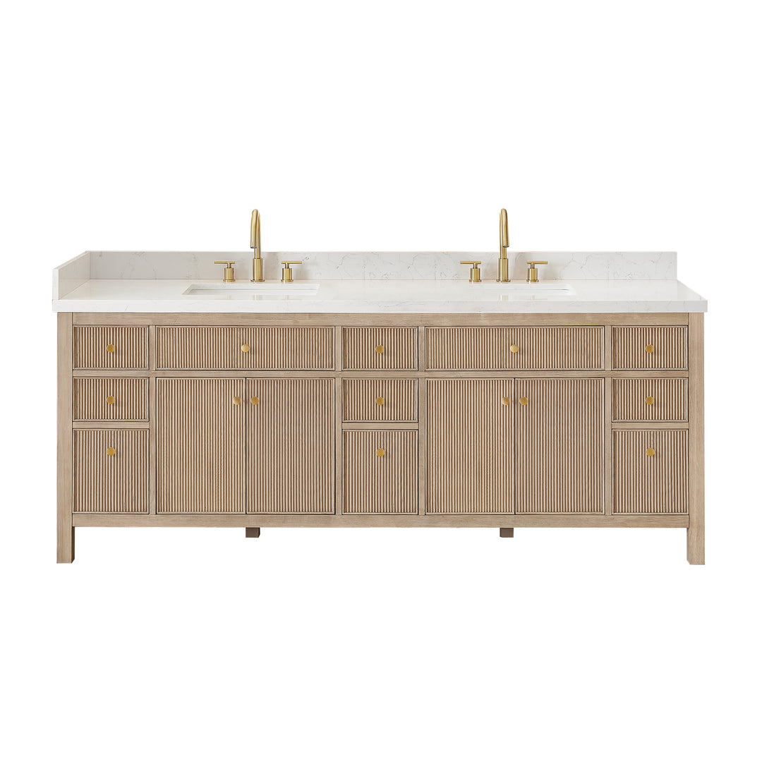Cerrito 84" Double Bathroom Vanity