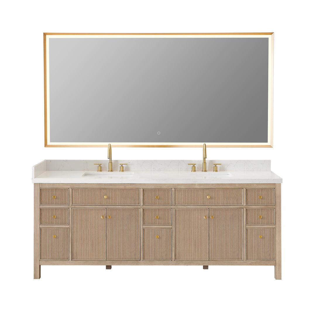 Cerrito 84" Double Bathroom Vanity