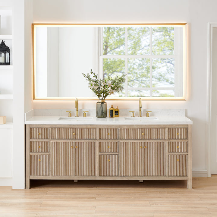 Cerrito 84" Double Bathroom Vanity