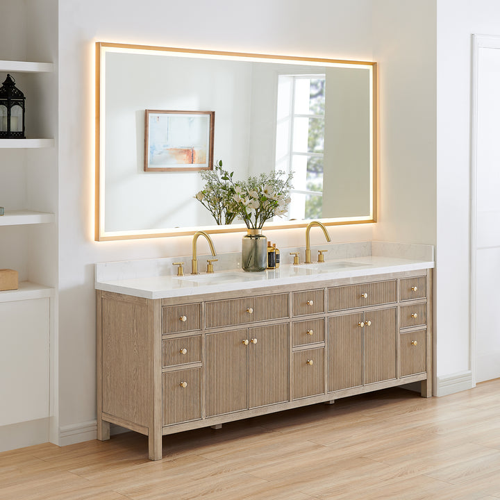 Cerrito 84" Double Bathroom Vanity