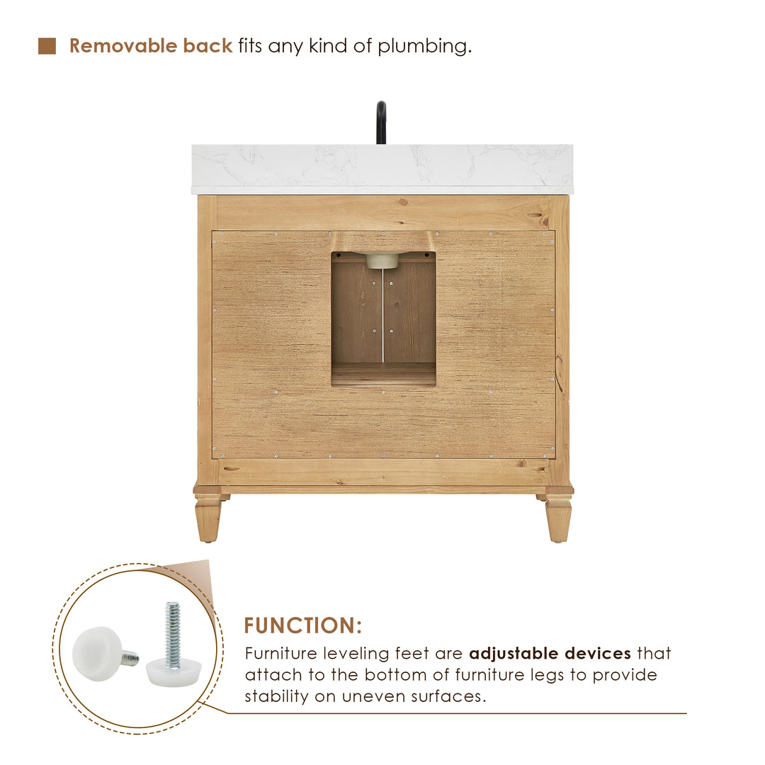 Salome 36" Single Bathroom Vanity