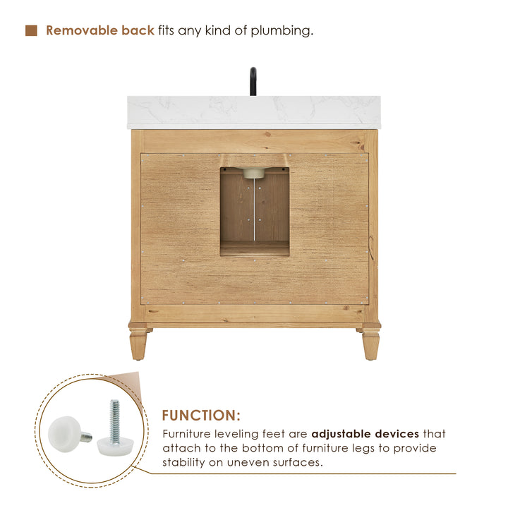 Salome 36" Single Bathroom Vanity