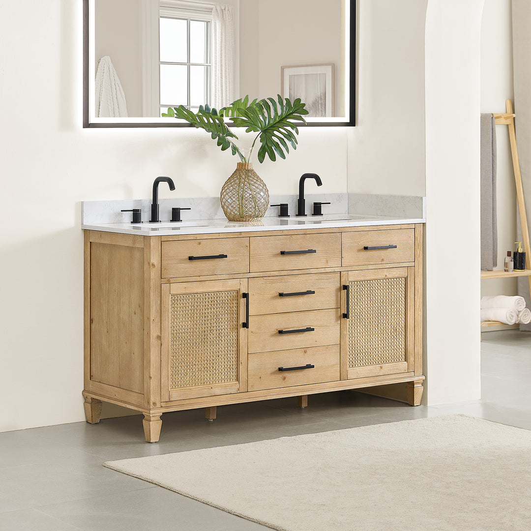 Salome 60" Double Bathroom Vanity