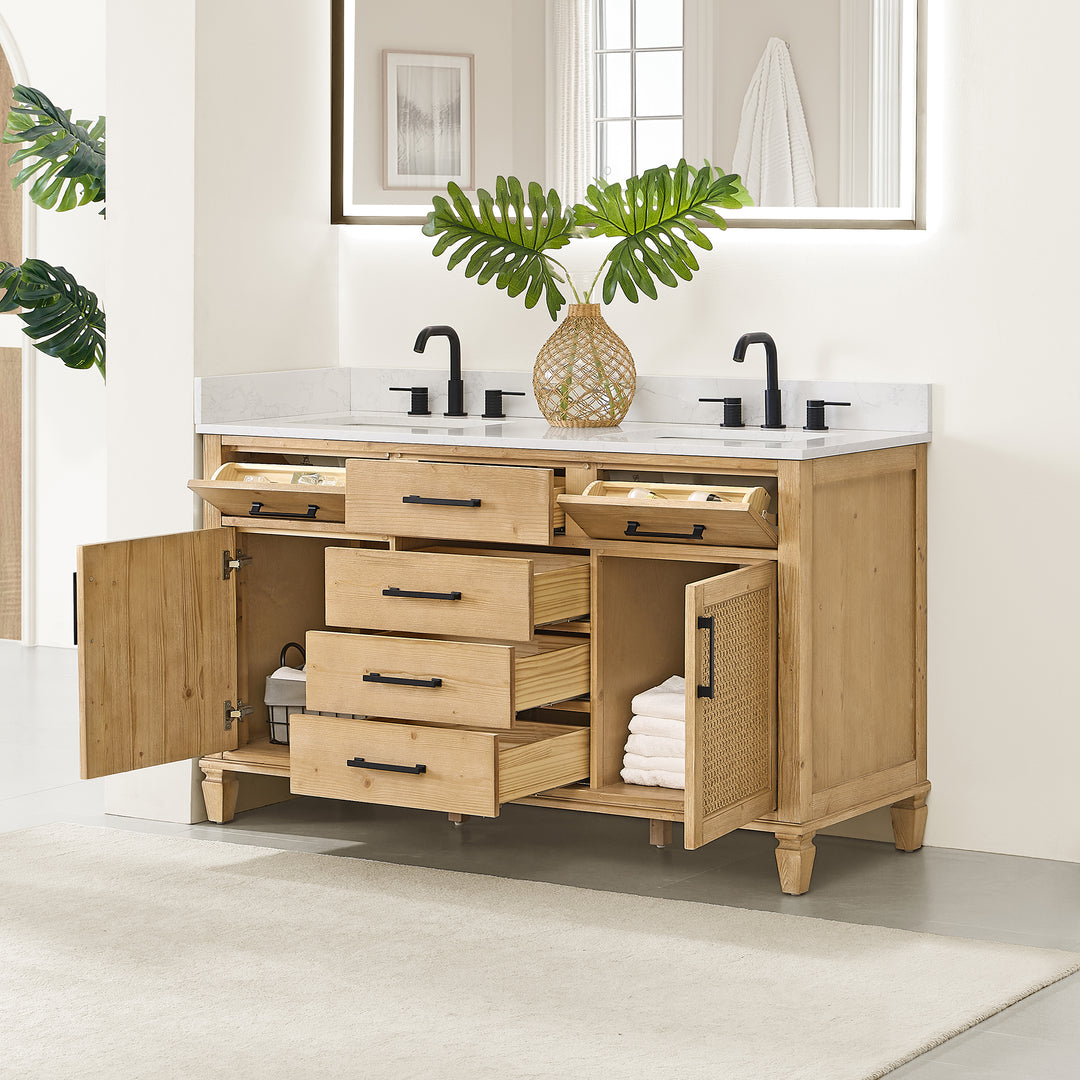 Salome 60" Double Bathroom Vanity