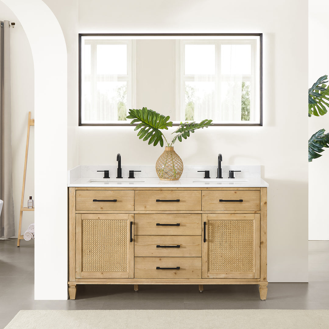 Salome 60" Double Bathroom Vanity
