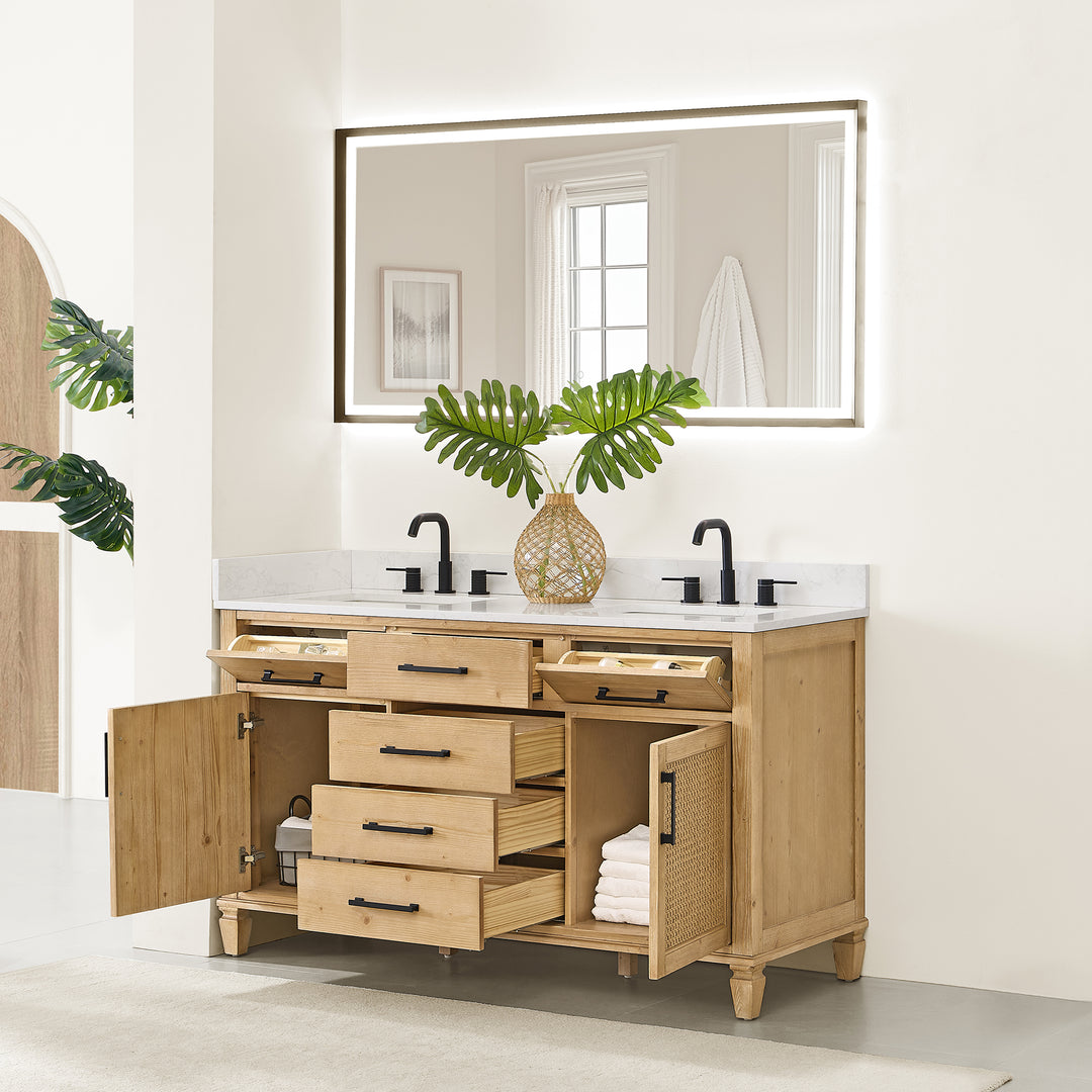 Salome 60" Double Bathroom Vanity