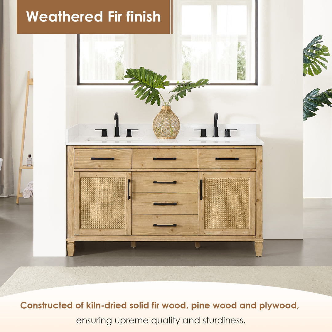Salome 60" Double Bathroom Vanity