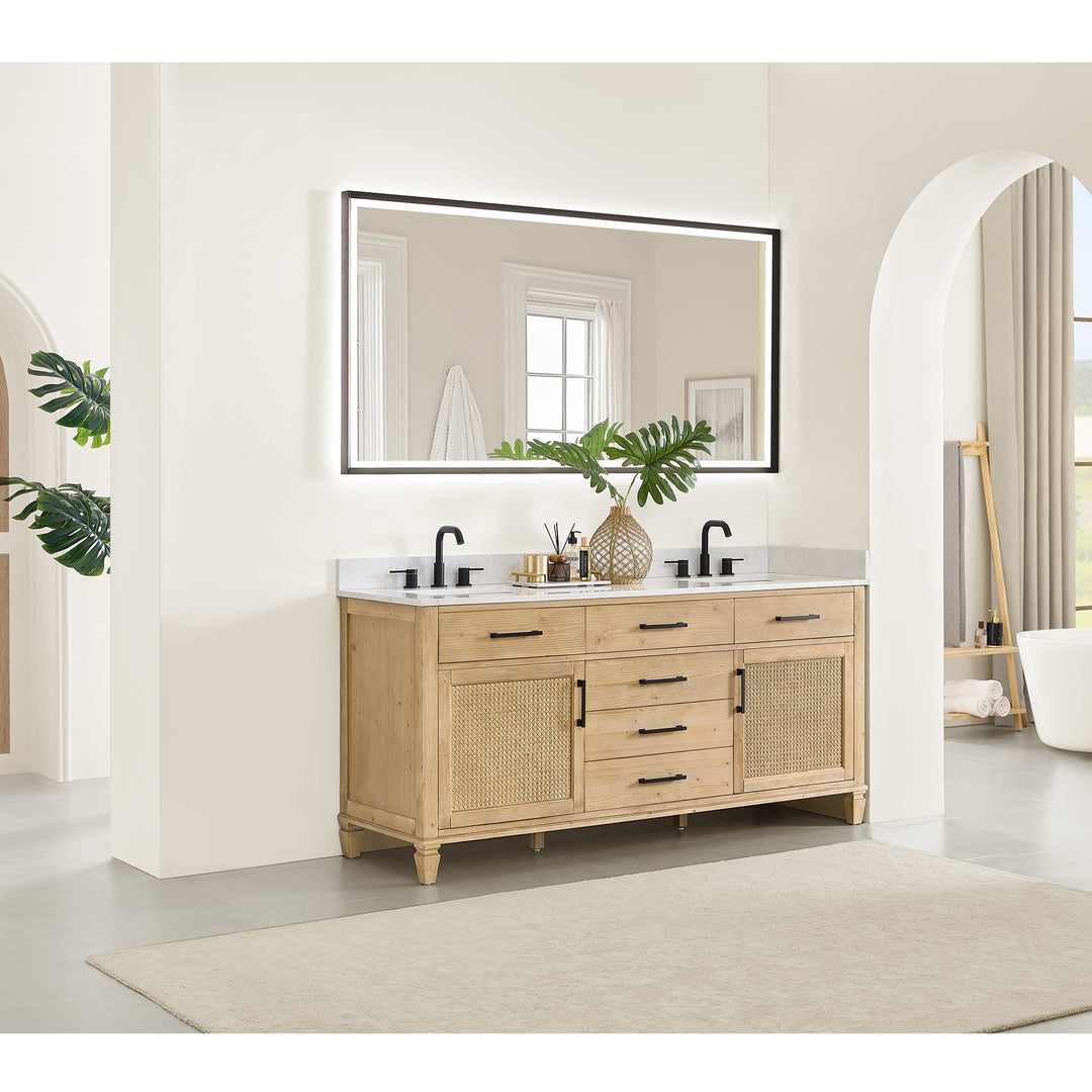 Salome 72" Double Bathroom Vanity