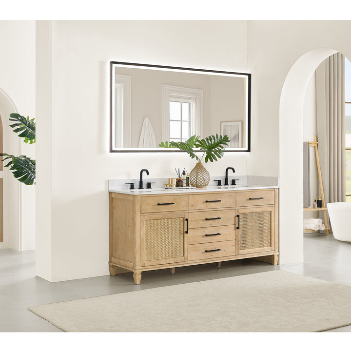 Salome 72" Double Bathroom Vanity