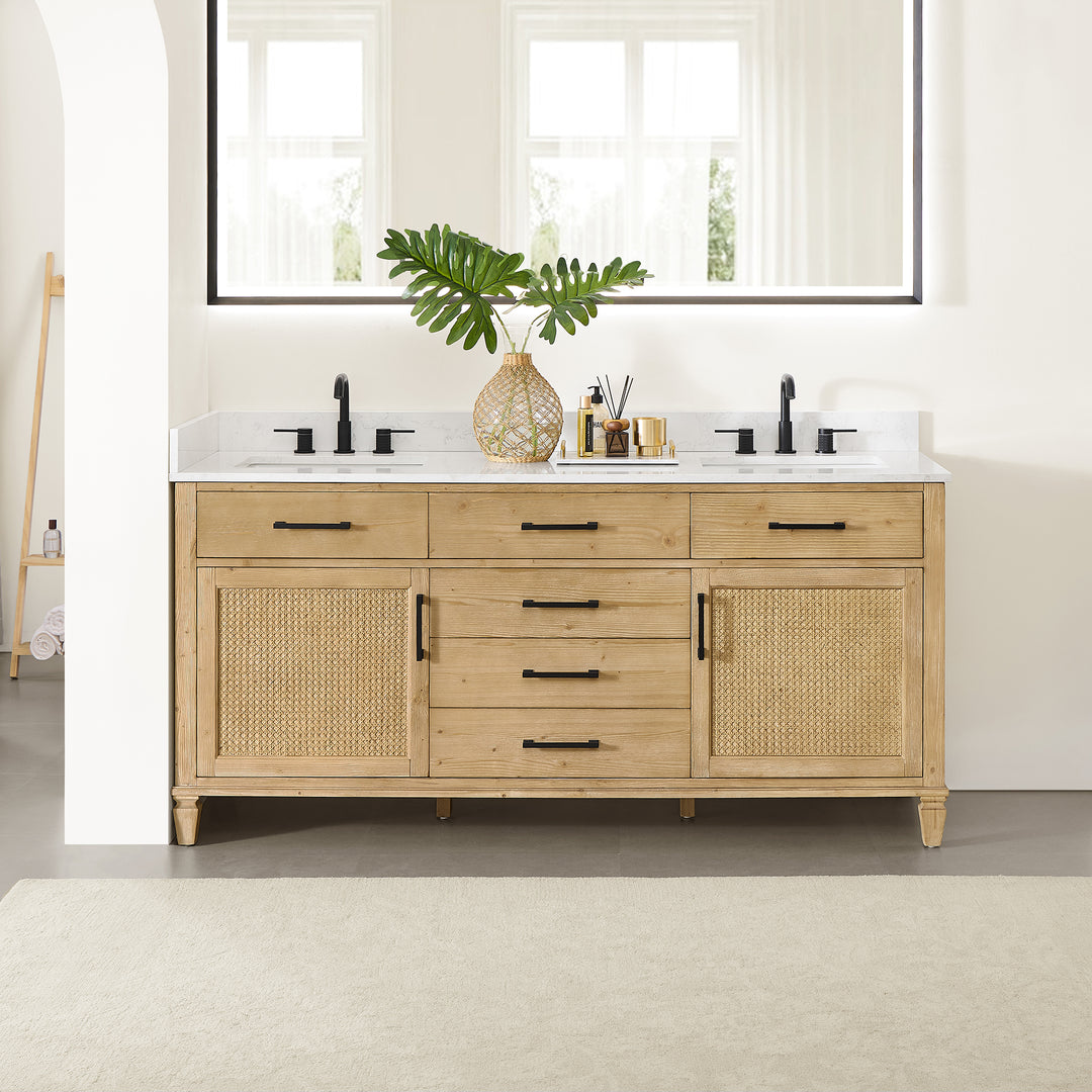 Salome 72" Double Bathroom Vanity
