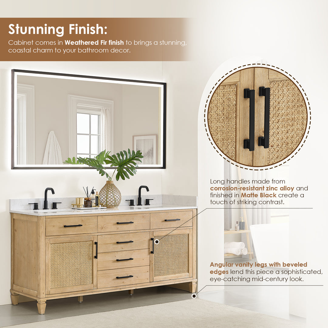 Salome 72" Double Bathroom Vanity