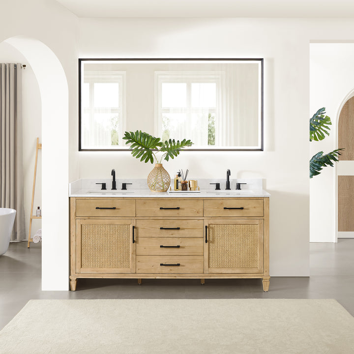 Salome 72" Double Bathroom Vanity