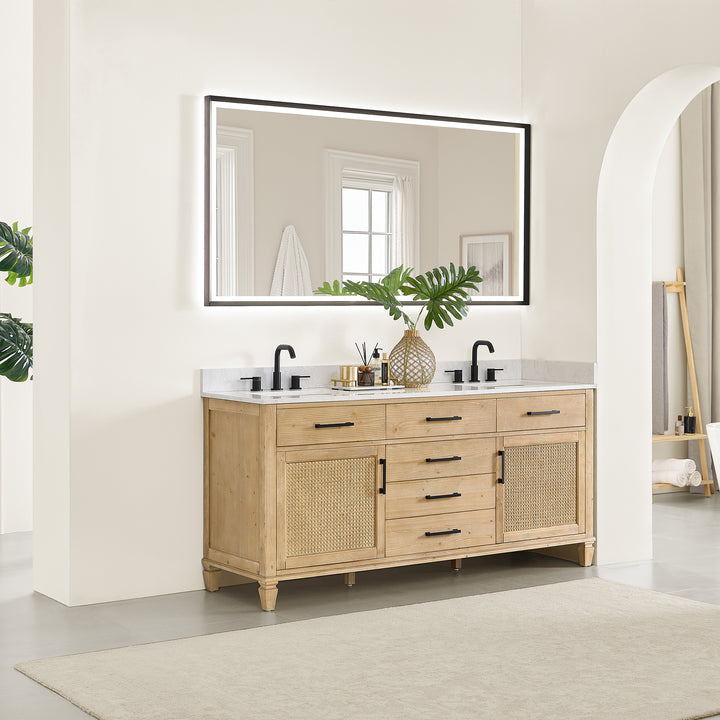 Salome 72" Double Bathroom Vanity
