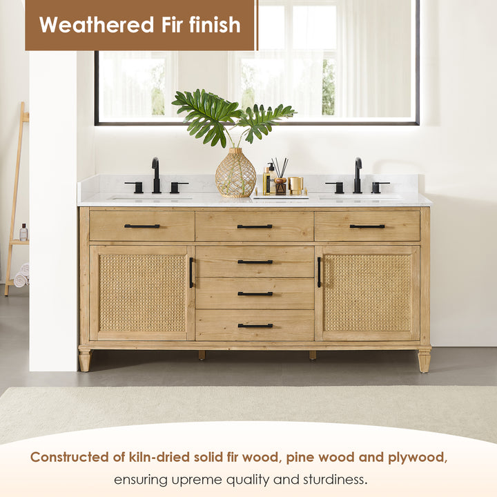 Salome 72" Double Bathroom Vanity