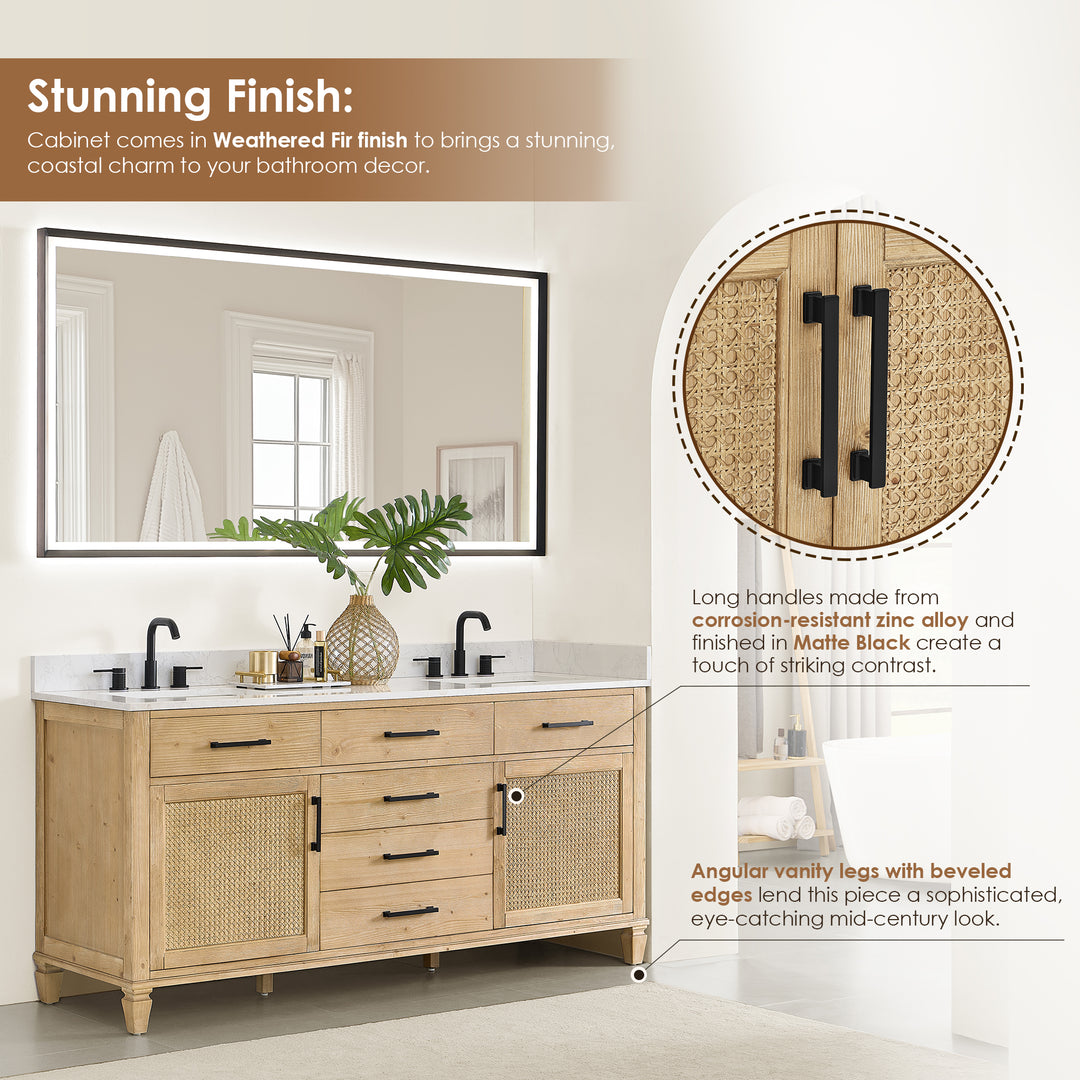 Salome 72" Double Bathroom Vanity