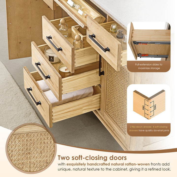 Salome 72" Double Bathroom Vanity