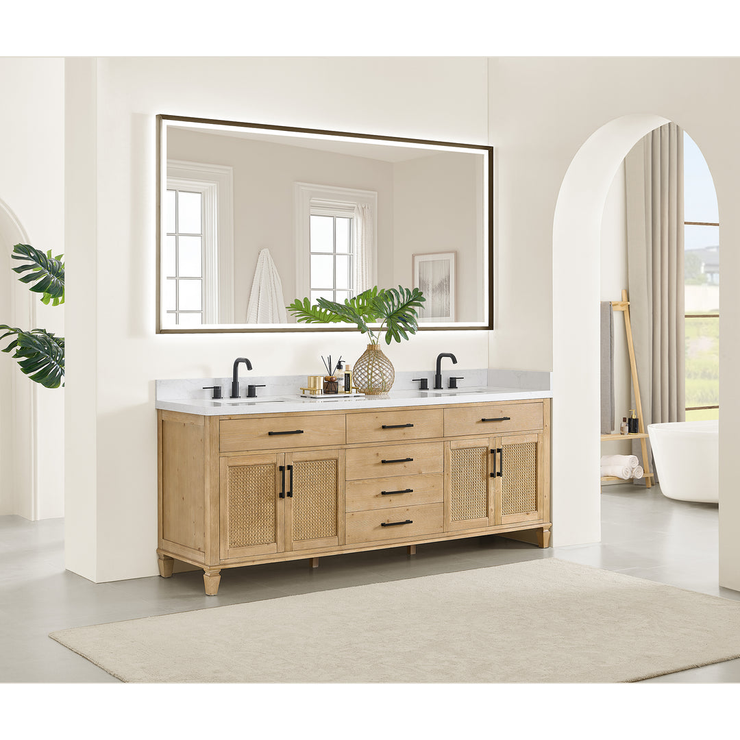 Salome 84" Double Bathroom Vanity