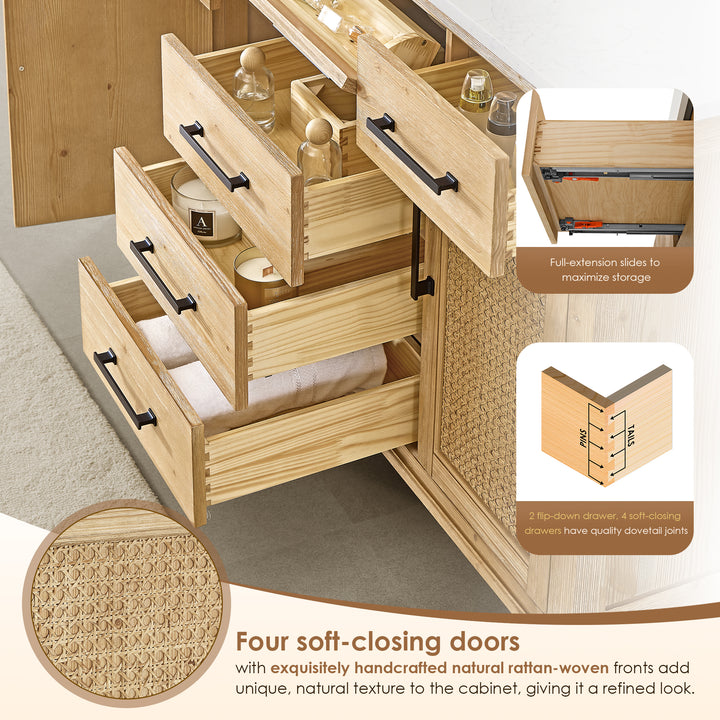 Salome 84" Double Bathroom Vanity