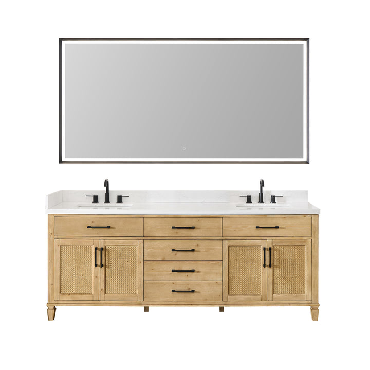 Salome 84" Double Bathroom Vanity