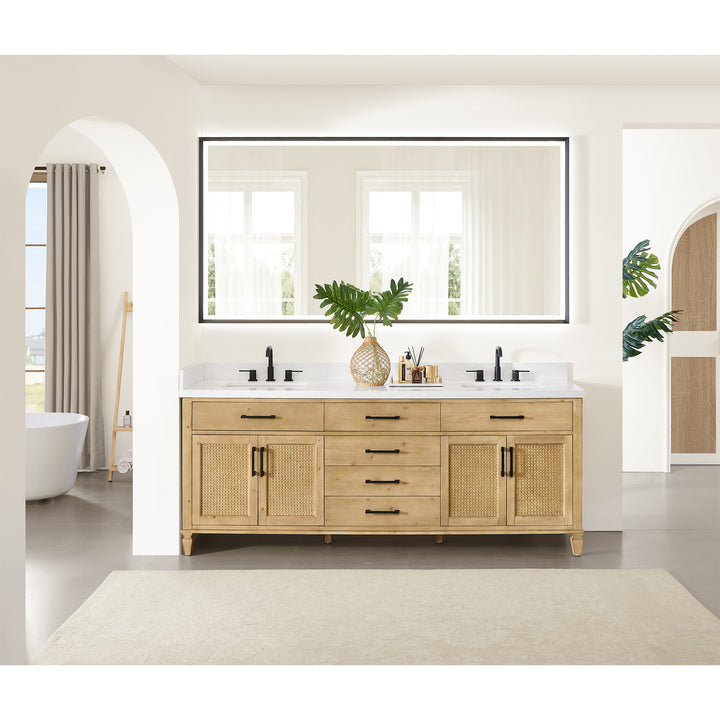 Salome 84" Double Bathroom Vanity