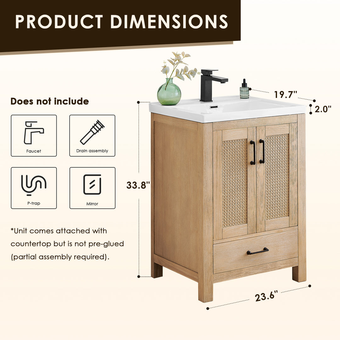 Bondi 24" Single Bathroom Vanity